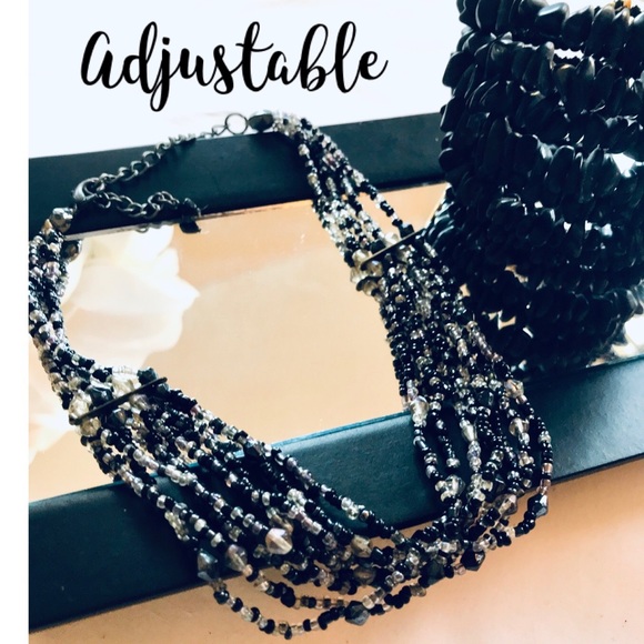 BoHo Convertible Handmade Beaded Necklace/Bracelet - Picture 2 of 8